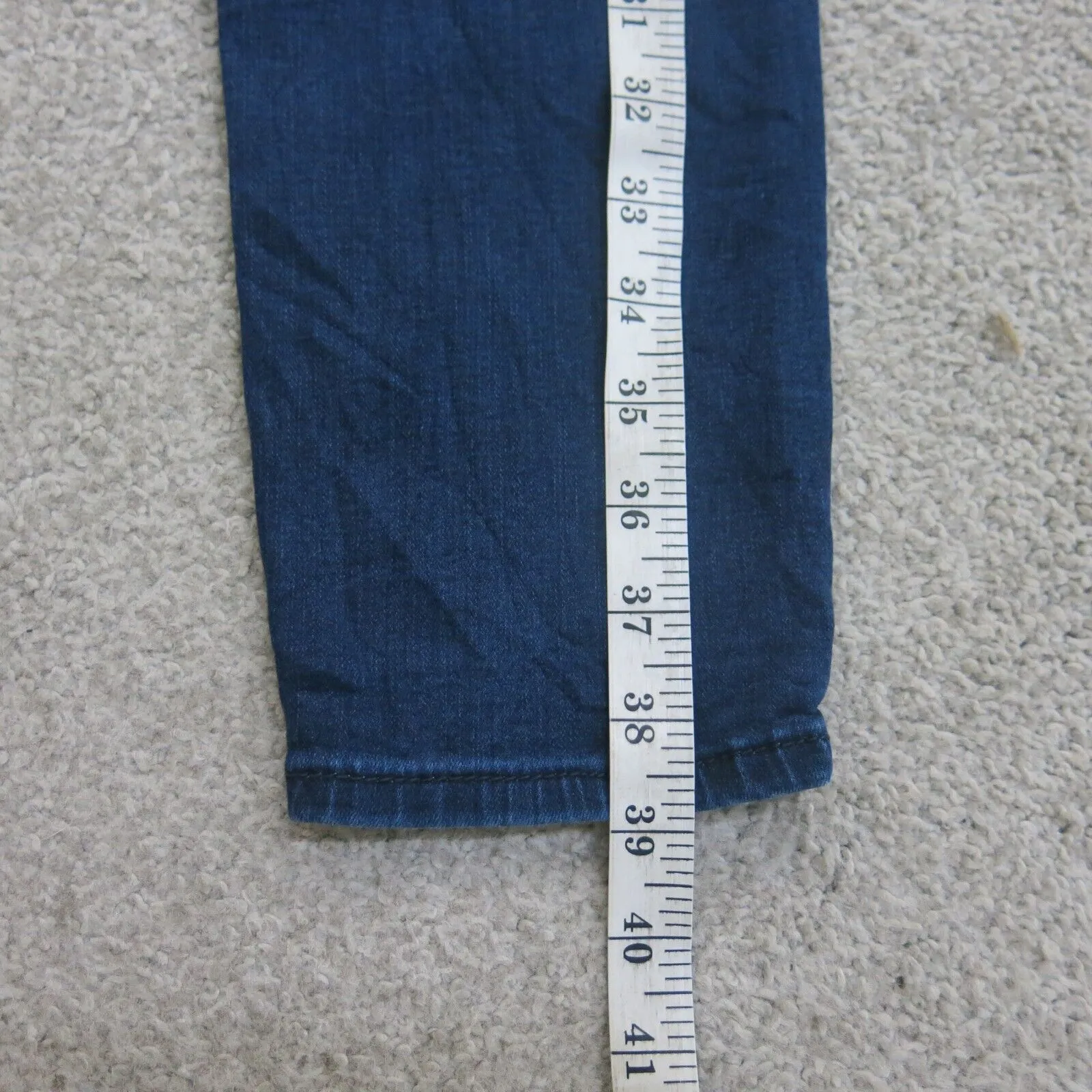 American Eagle Jeans Women 10 Blue Denim Skinny Leg High Rise Workwear Outdoor