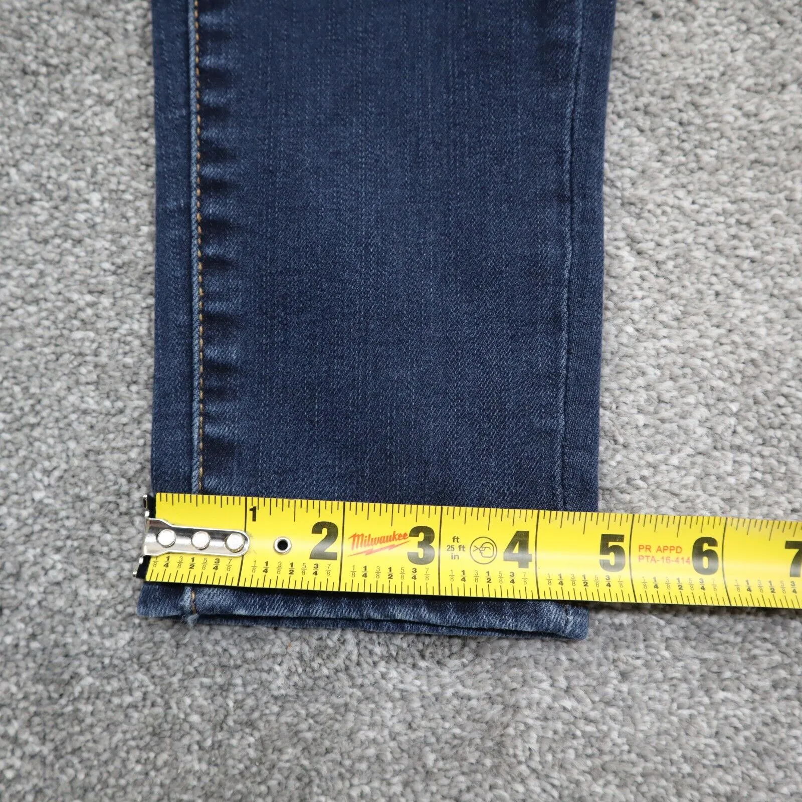 American Eagle Outfitters Women Skinny Jeans Super Stretch Mid Rise Blue Size 6