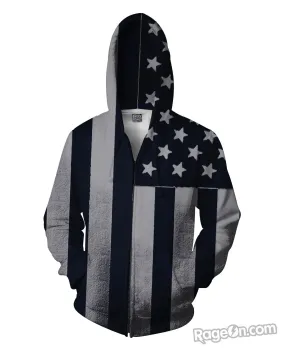 Americana Zip-Up Hoodie