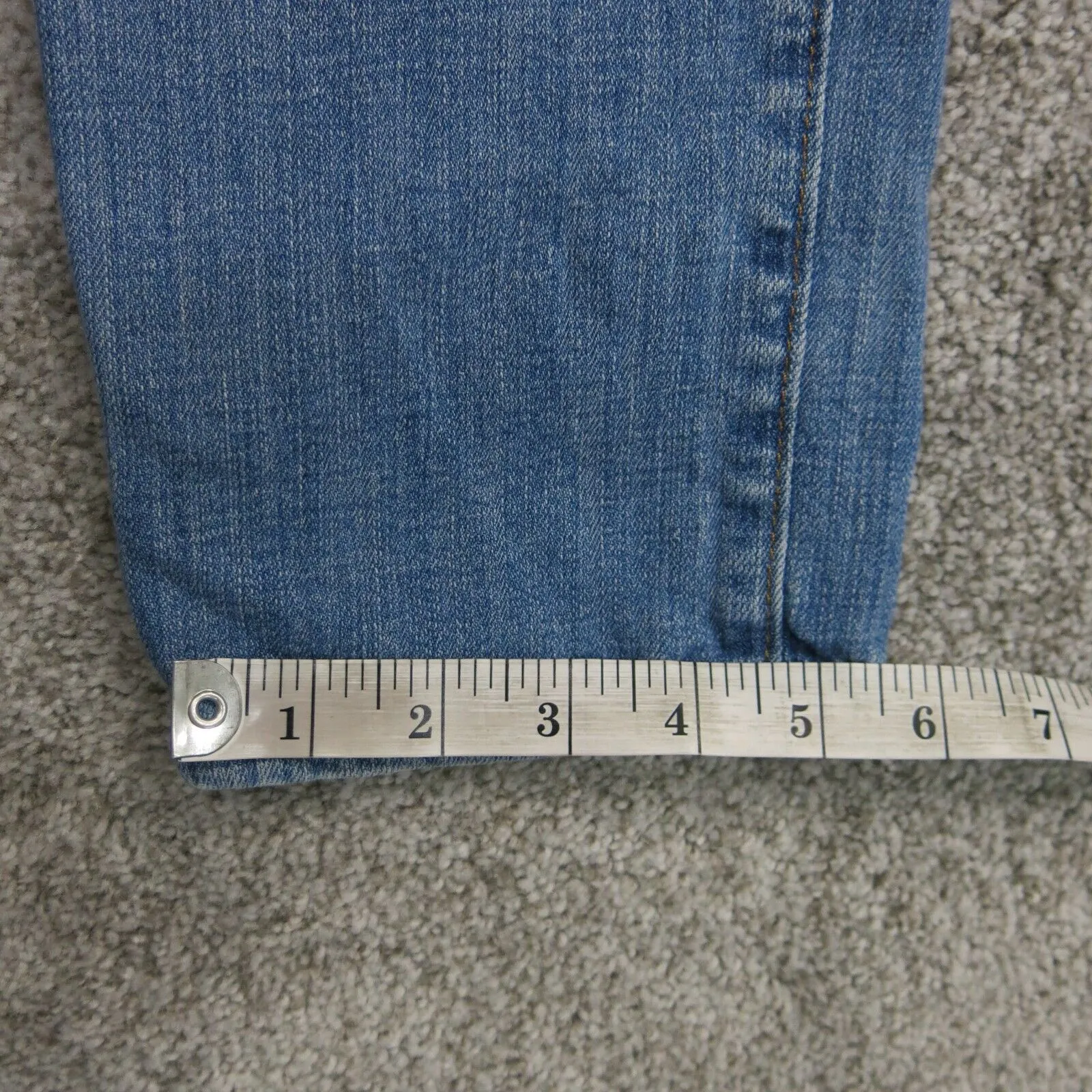 Ann Taylor Factory Womens Jeans Skinny Leg Denim Stretch Pockets Blue Size 2P