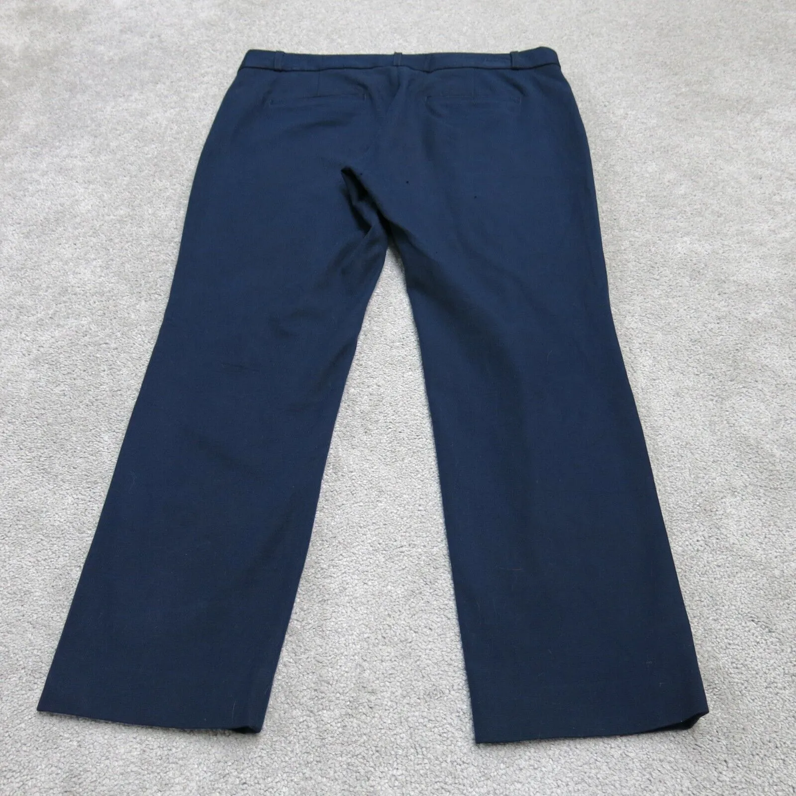 Banana Republic Mens Slim Straight Leg Dress Pant Mid Rise Pockets Blue Size 10