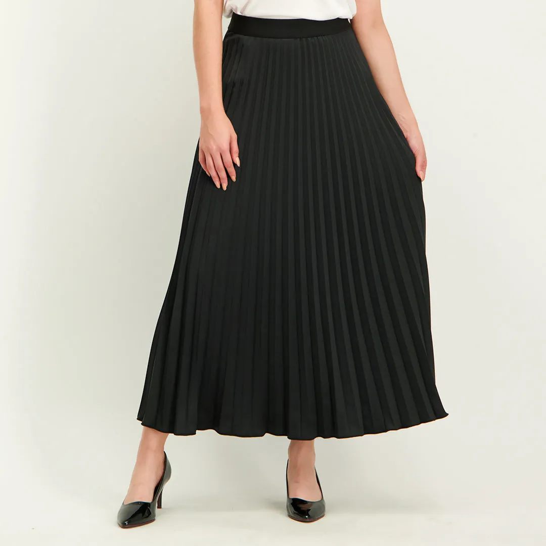 Black Pleated Skirt