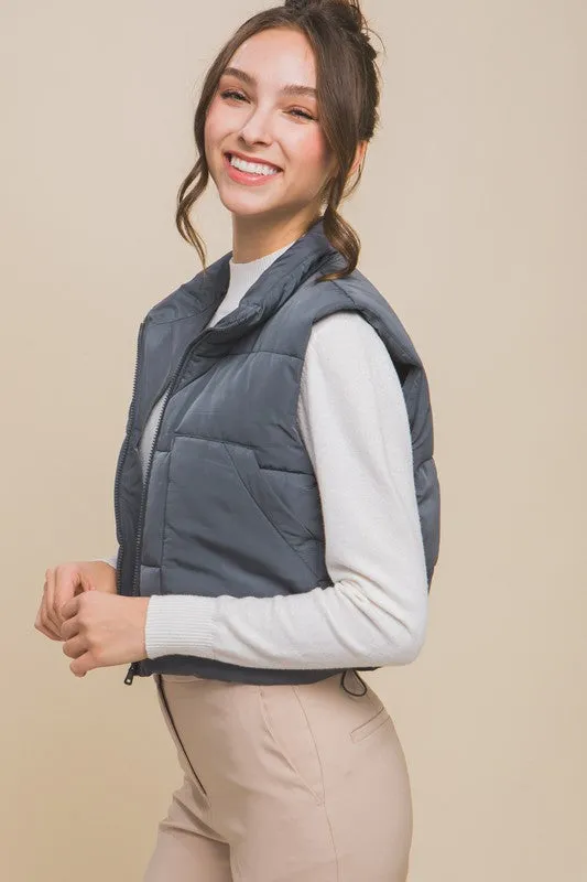 Classic Puffer Vest With Pockets