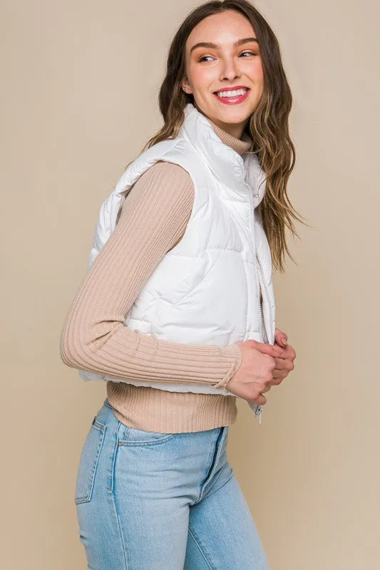 Classic Puffer Vest With Pockets