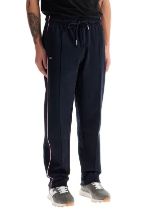 contrast piping joggers with