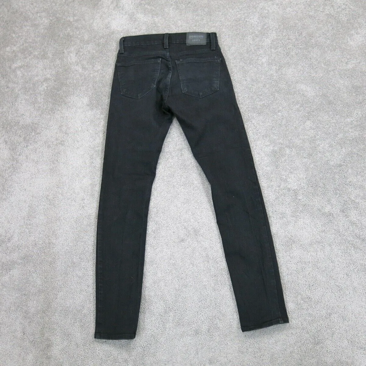 Denizen From Levis Women Ankle Skinny Jeans Mid Rise Modern Black Size W28XL30