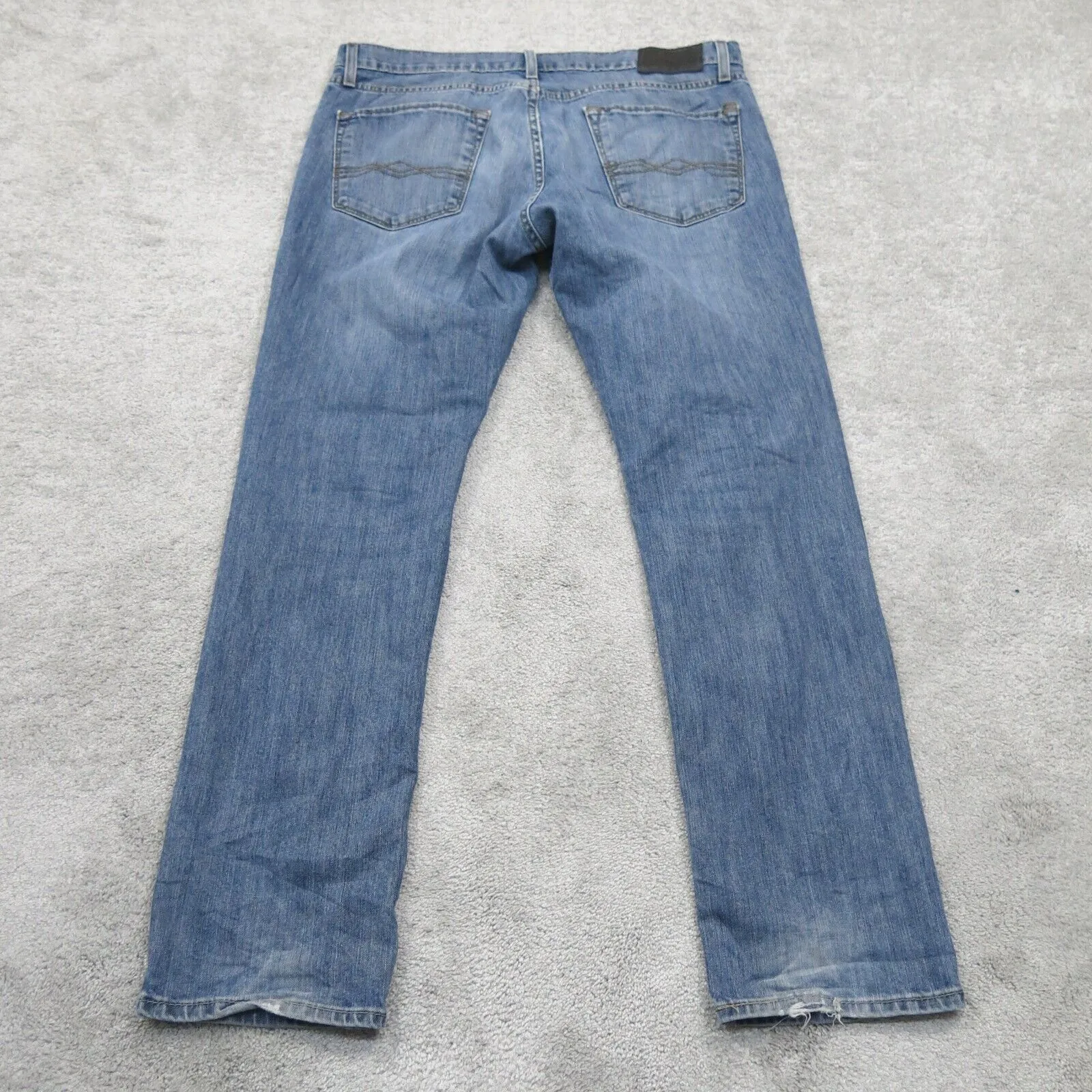 Denizen Levis 216 Mens Skinny Fit Leg Jeans Mid Rise Pockets Blue Size W36XL32