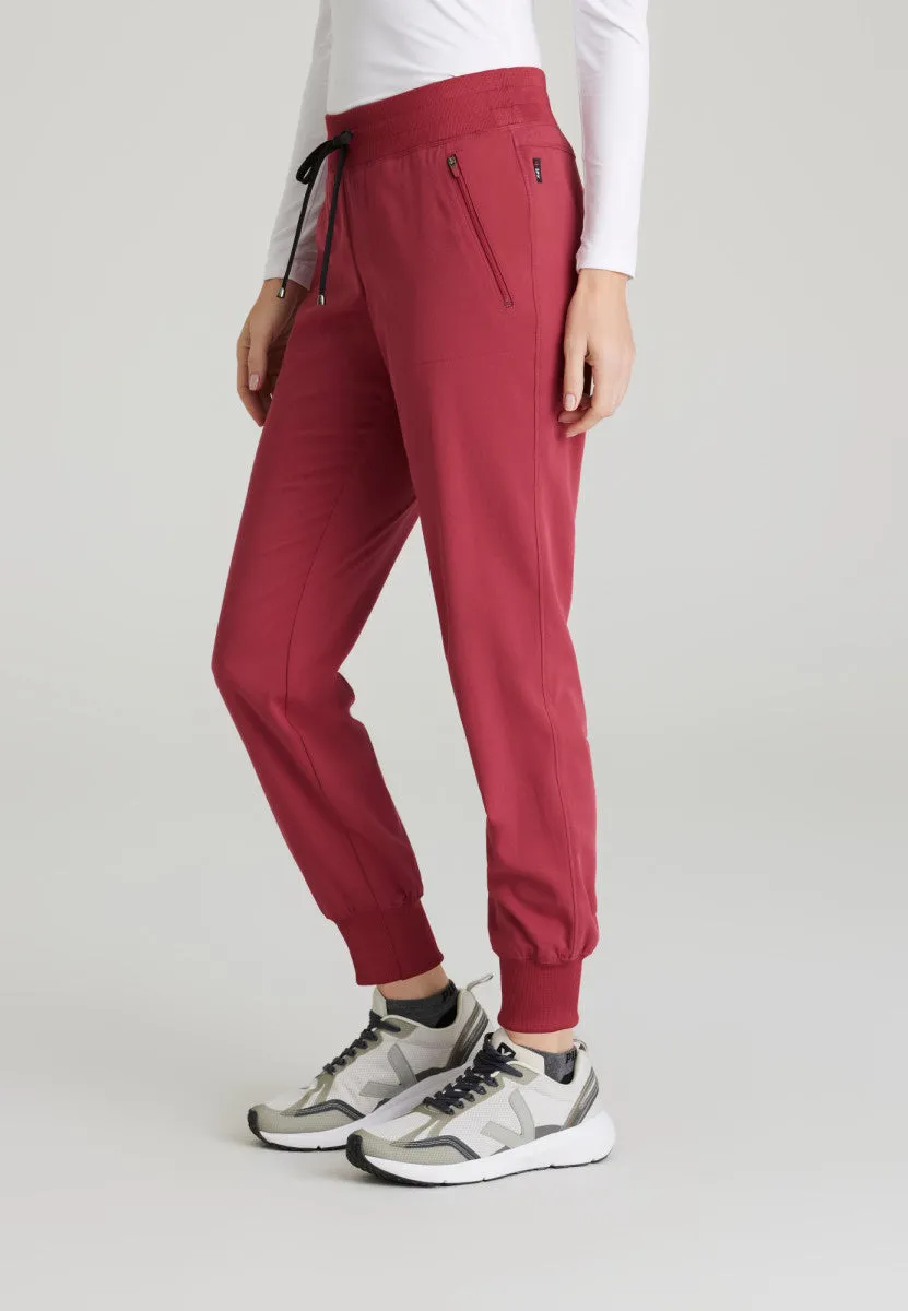 Eden 5-Pocket Mid-Rise Jogger Scrub Pant