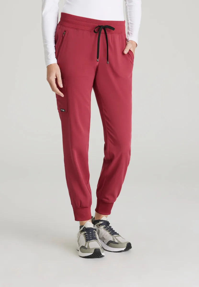 Eden 5-Pocket Mid-Rise Jogger Scrub Pant