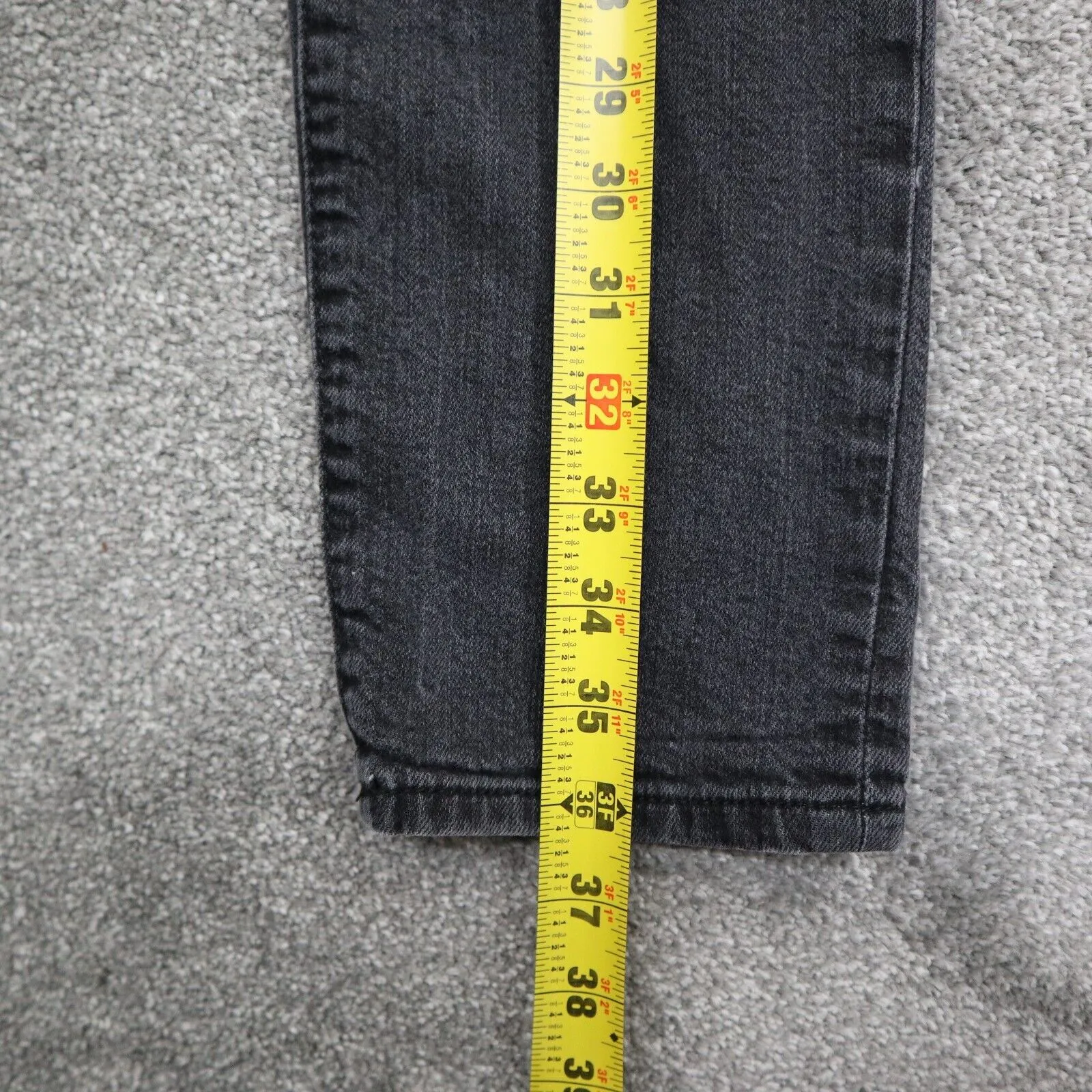 Gap 1908 Womens Always Skinny Jeans Mid Rise Flat Front Pockets Black Size 30R