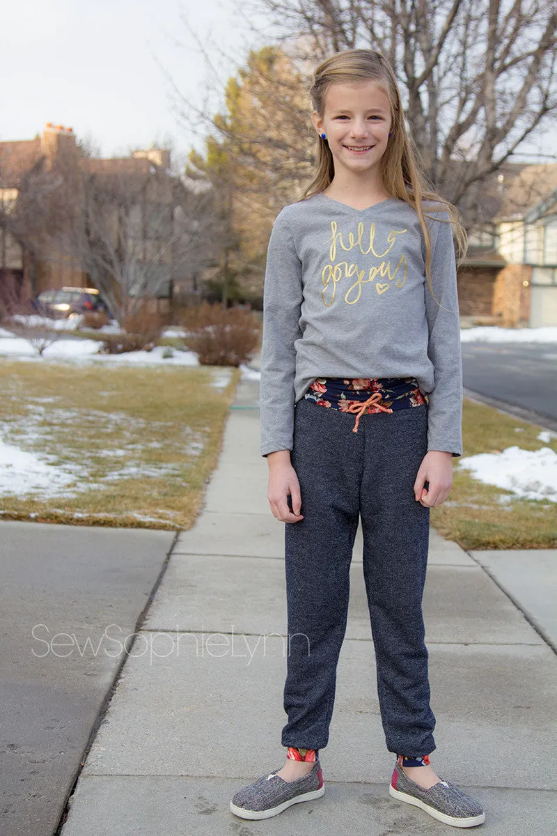 Juniper Joggers PDF Pattern 2T-14yrs