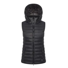 LeMieux Tilly Ladies Hooded Puffer Vest, Black