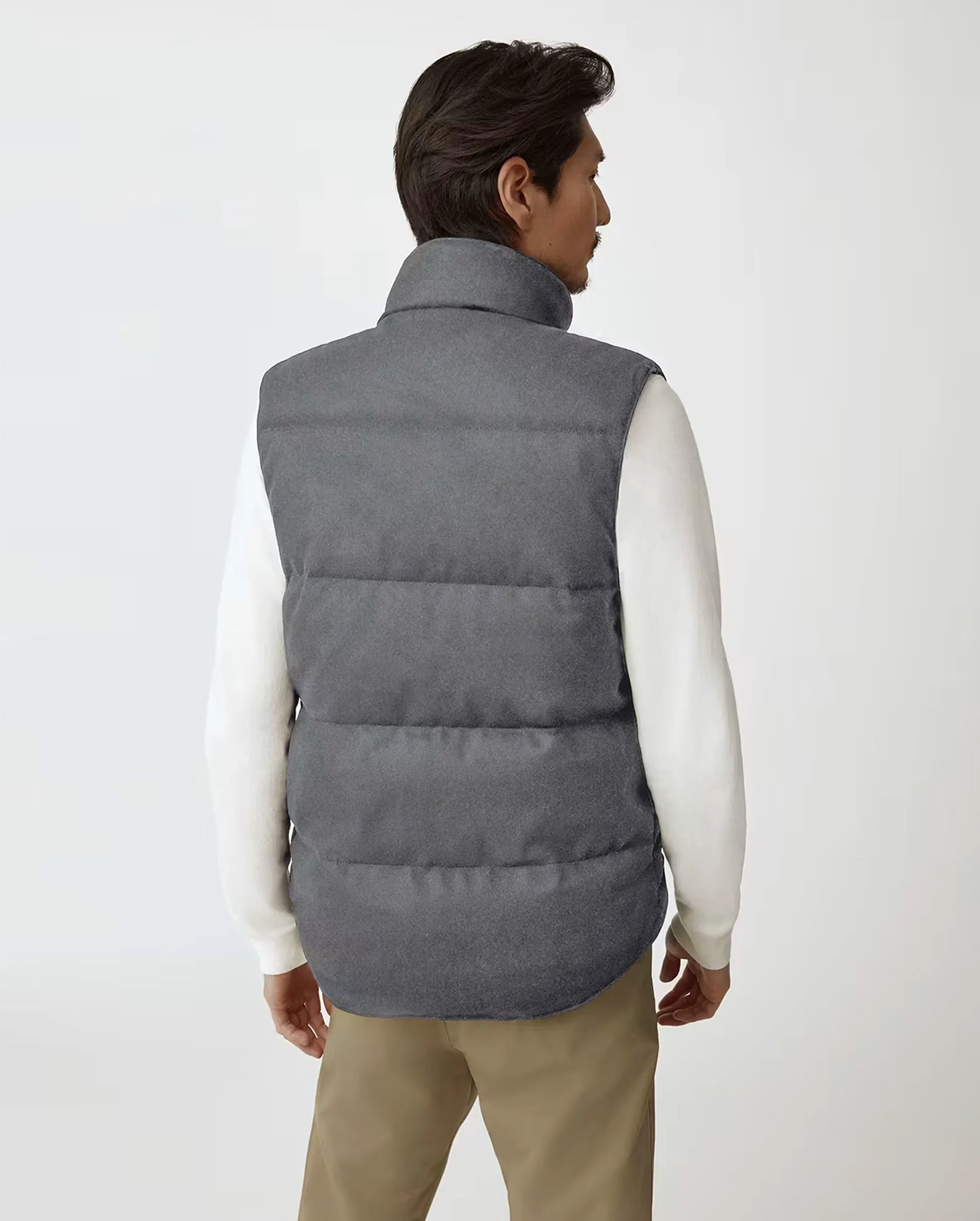 MEN'S GARSON VEST WOOL / SLATE GREY MELANGE