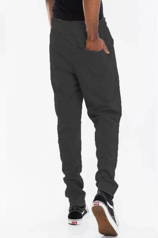 Men's Solid Heathered Jogger