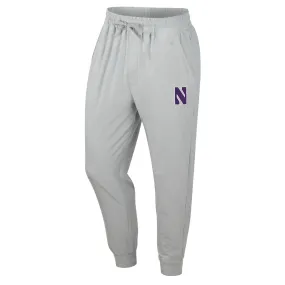 Northwestern Wildcats Men's Light Grey Logo Joggers