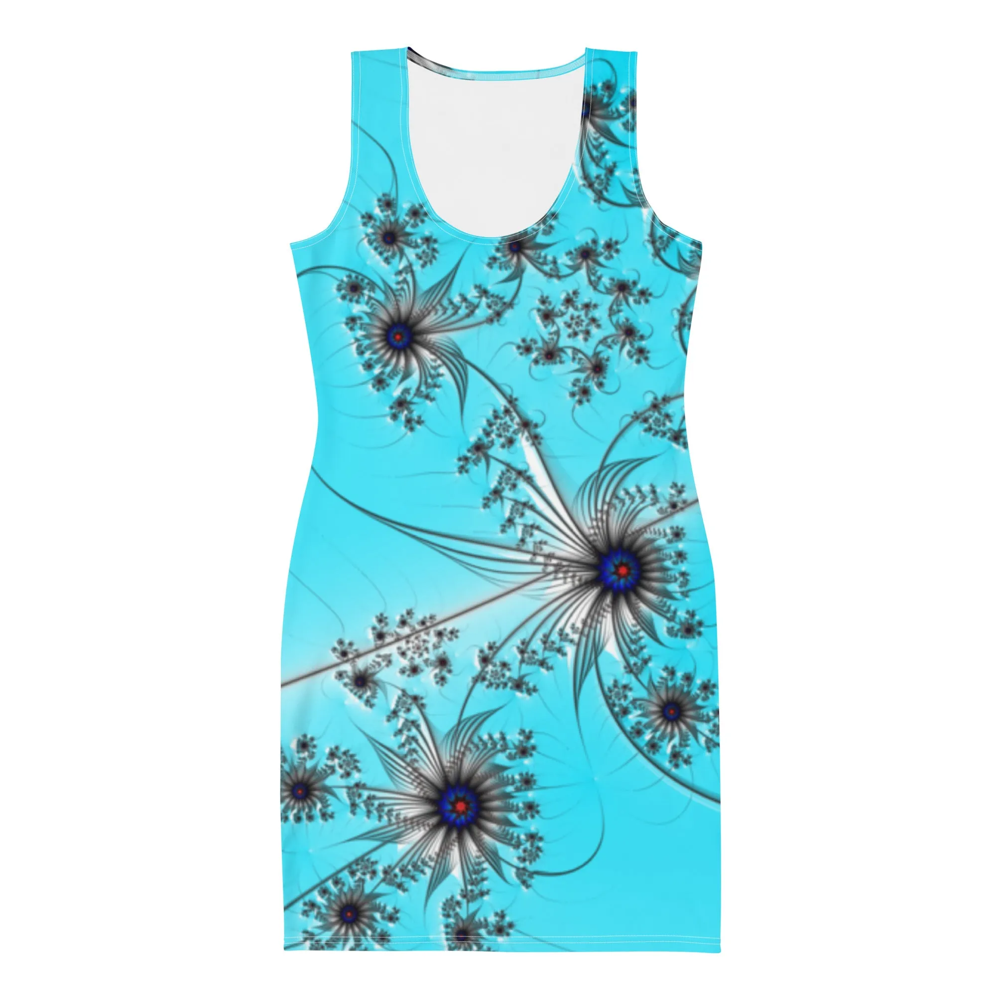 "Cobalt Spin" Collection - Summer Fitted Dress