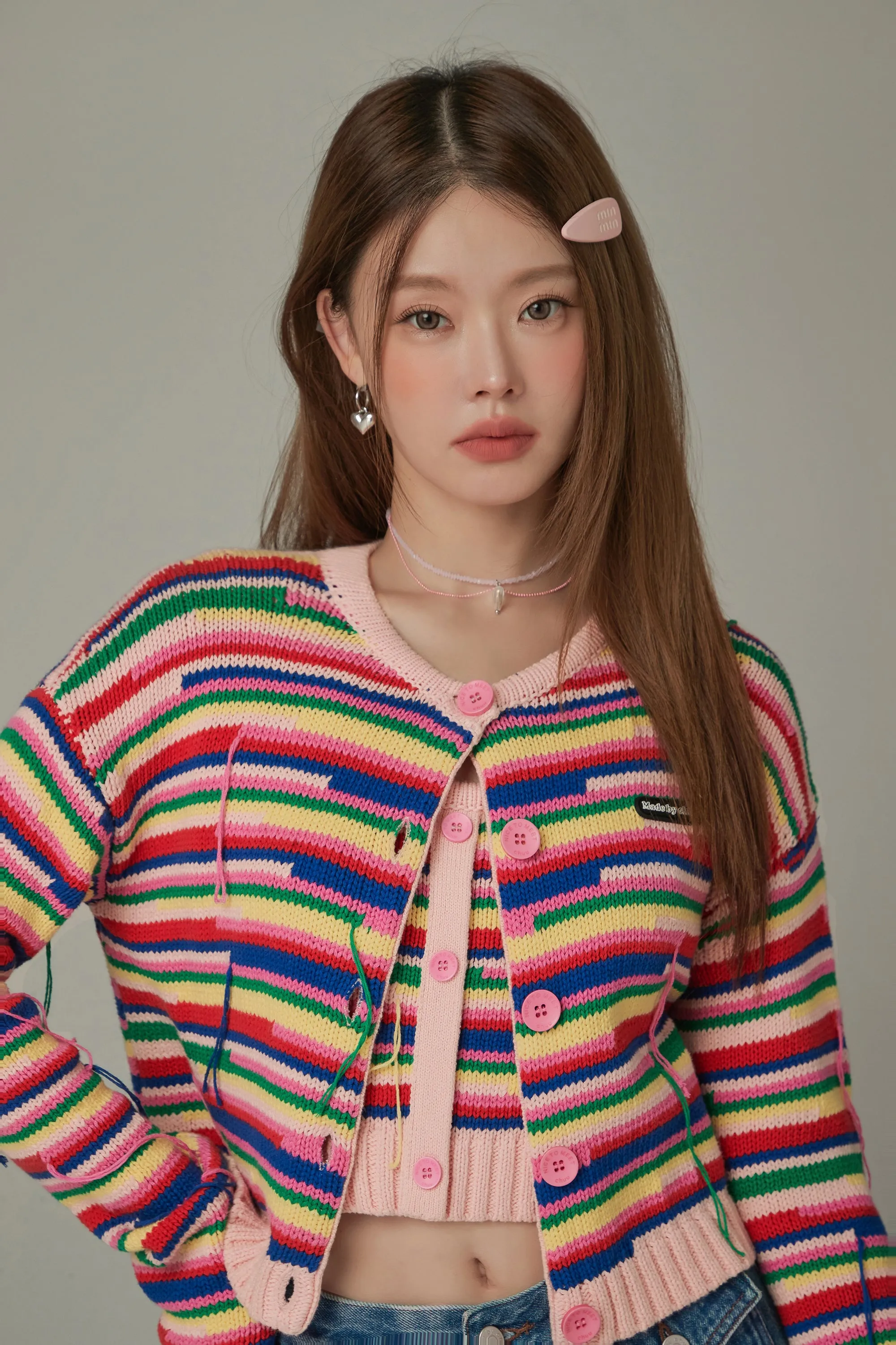 Rainbow Knit Cardigan