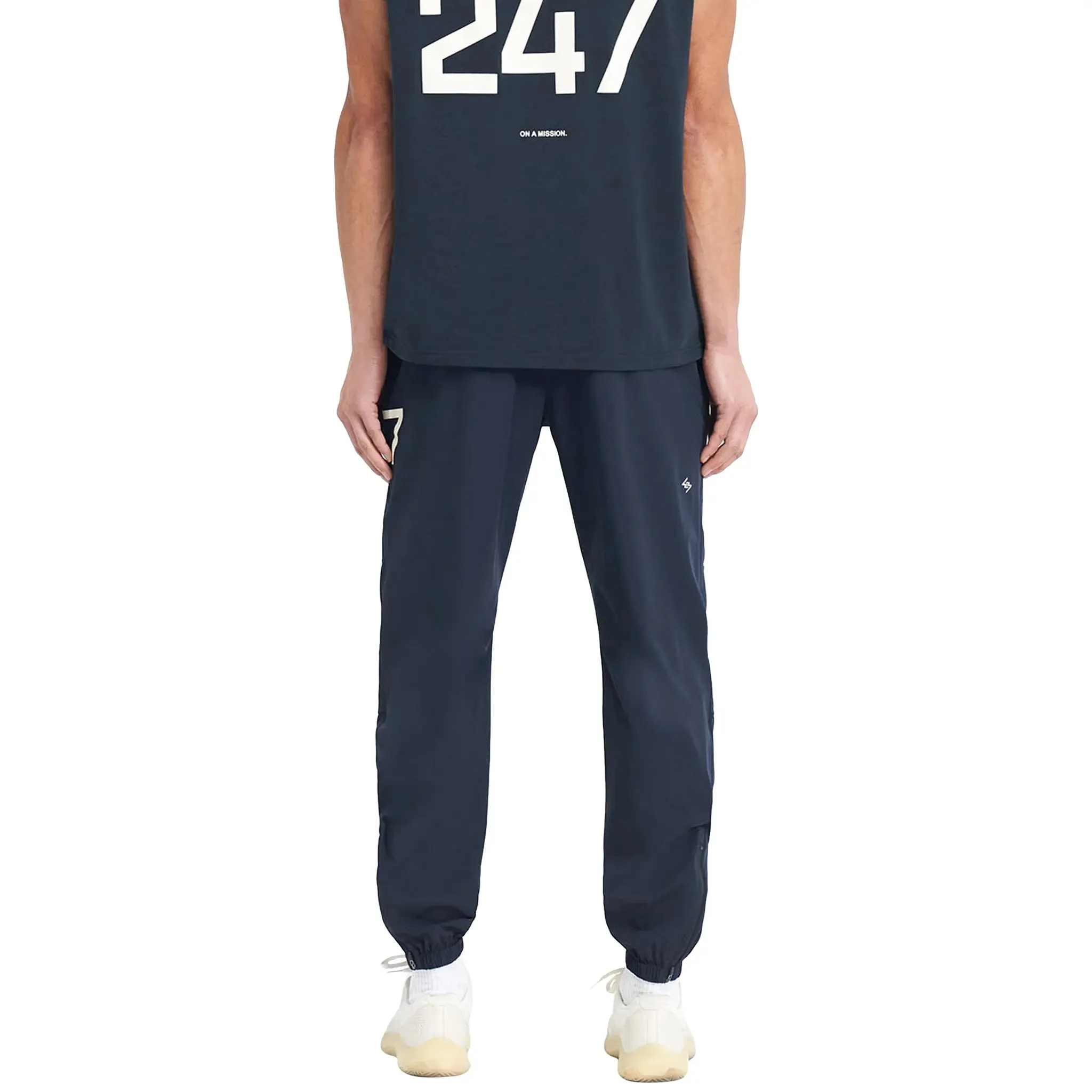 Represent 247 Navy Blue Training Pants