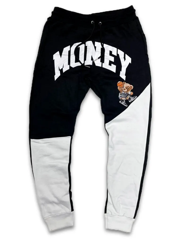 Retro Label Money Bear Joggers (Retro 5 Oreo)