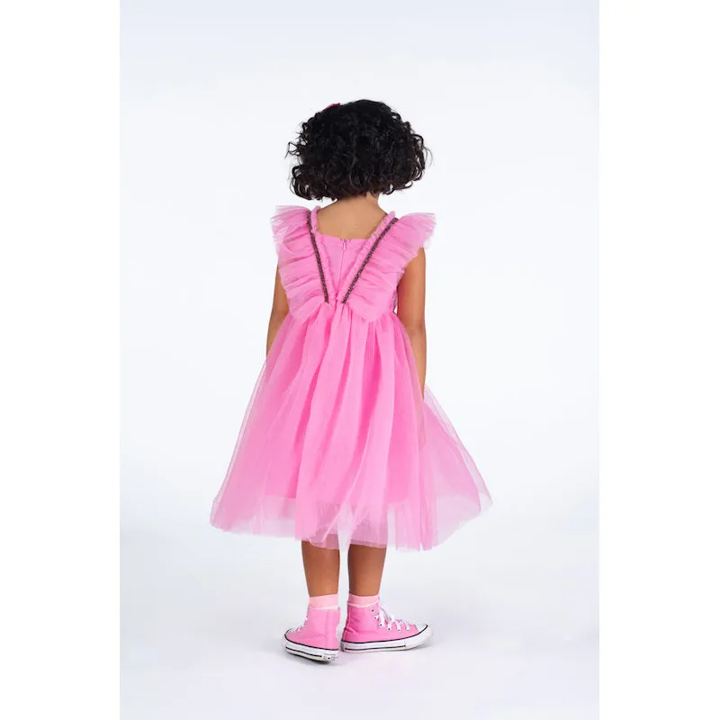 Rock Your Kid Pink Butterfly Tulle Dress