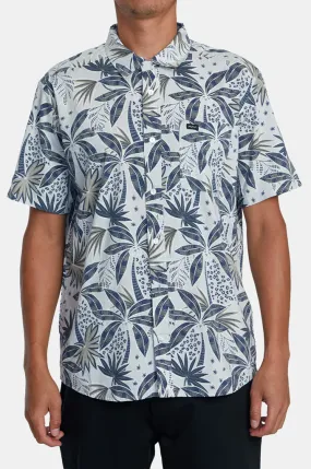 RVCA Anytime Short Sleeve Woven Button Up Shirt