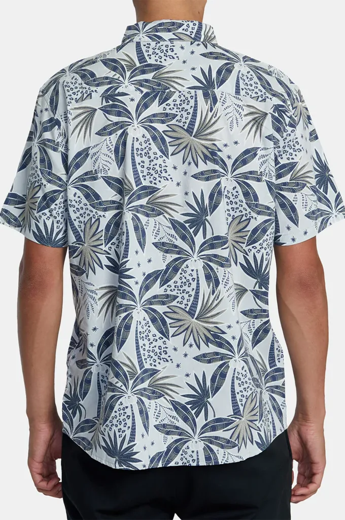 RVCA Anytime Short Sleeve Woven Button Up Shirt