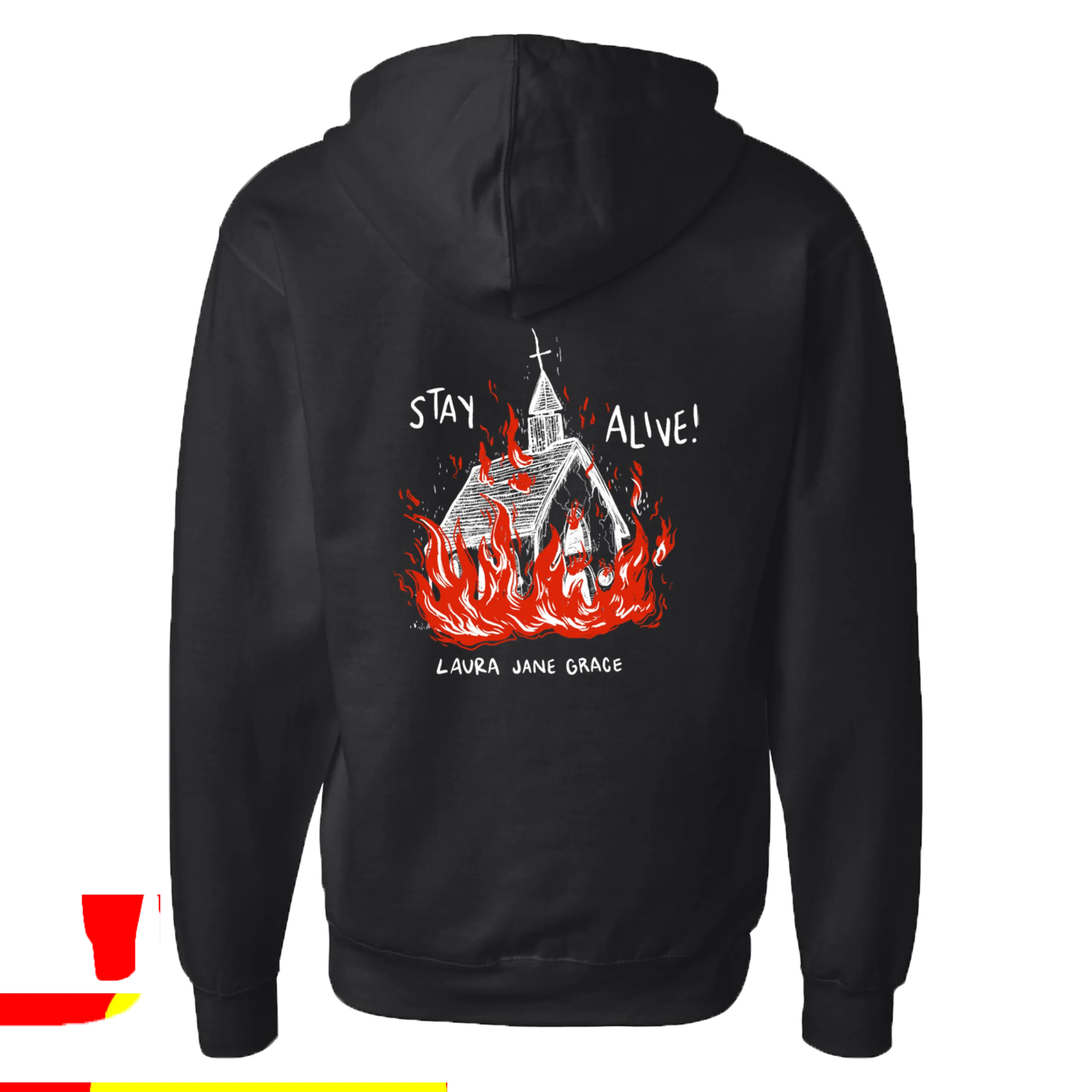 Stay Alive Church Zip-Up Hoodie