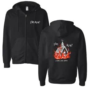 Stay Alive Church Zip-Up Hoodie