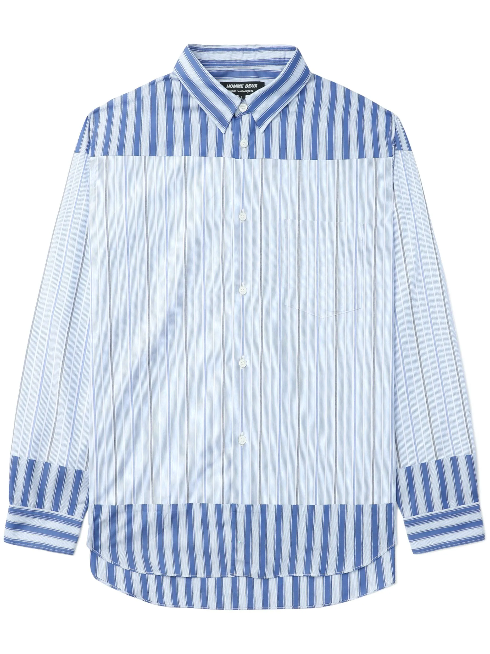 Striped Button-Up Shirt