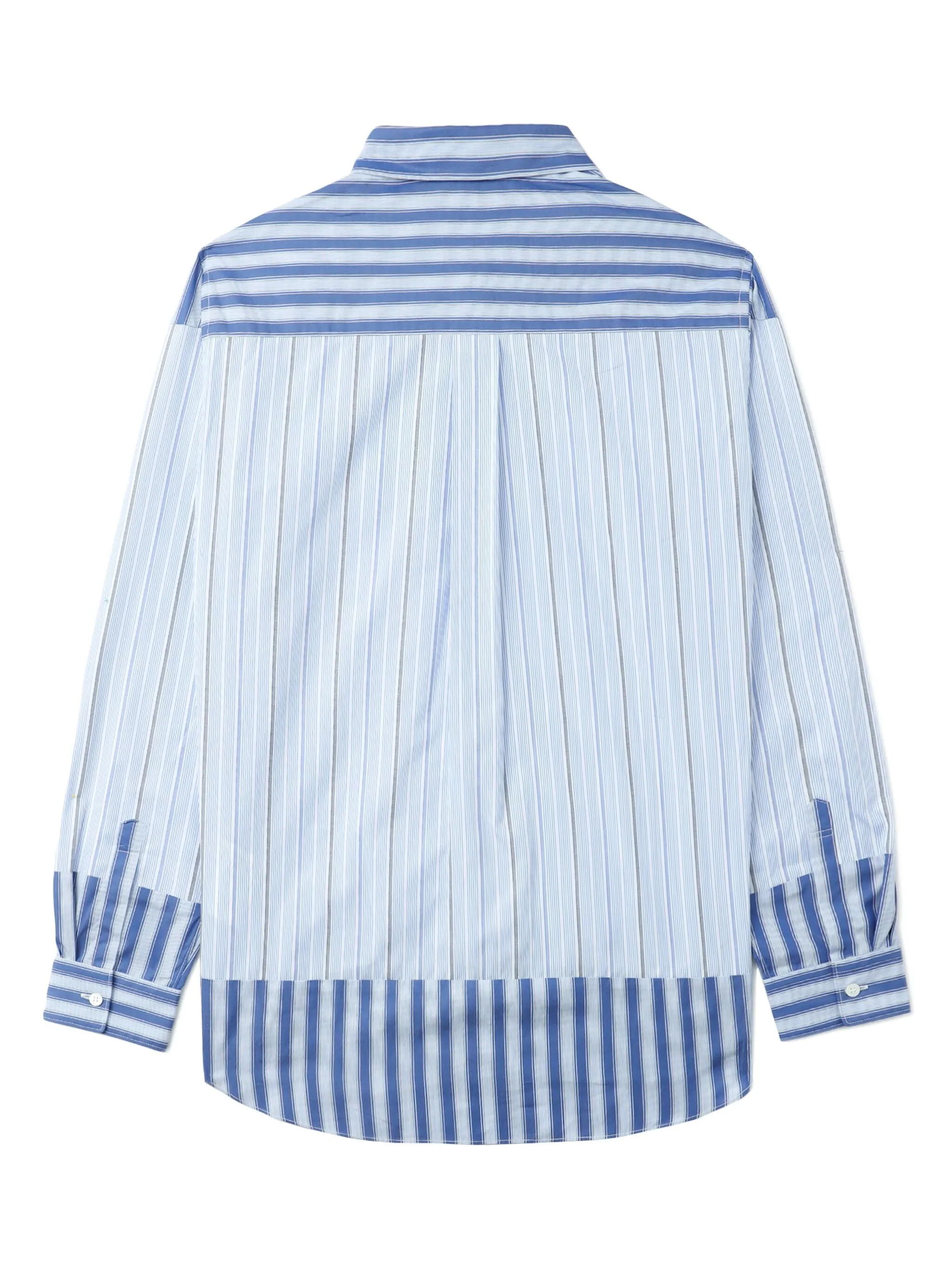 Striped Button-Up Shirt