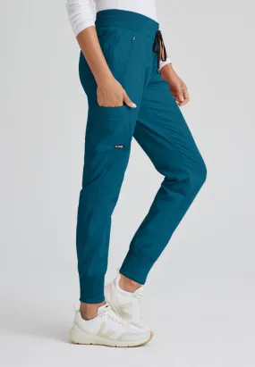 Tall Eden 5-Pocket Mid-Rise Jogger Scrub Pant